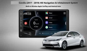 Radio con pantalla táctil HD de 9 pulgadas Corolla 2017-2019 OEM Fit - Imagen 1 de 7