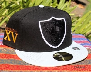 Las Vegas Raiders NFL Logo Elements Collection Fitted Hat New Era 59FIFTY - Picture 1 of 8