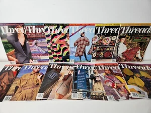 Taunton's Threads Magazine Lot Vtg 1990s Womens Fashion Design Sewing Bulk Art - Picture 1 of 8