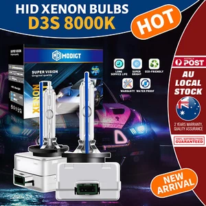 2X HID D3S Xenon Headlight Globes 35W For Jeep Grand Cherokee CRD V6 2013-2021 - Picture 1 of 23