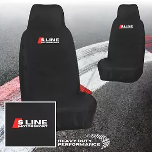 For AUDI Q5 & S LINE - HEAVY DUTY SEAT COVERS PREMIUM WATERPROOF BLK SINGLE - Picture 1 of 1