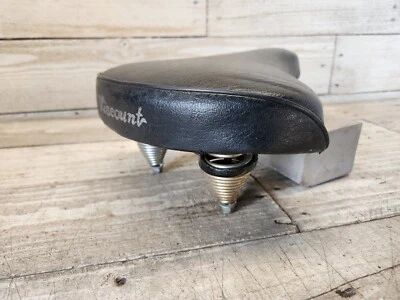 1980s Viscount Springer Saddle Seat Cruiser Black Klunker Schwinn Heavy Duti - Image 1 of 4