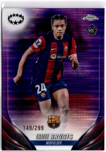 Esmee Brugts 2023-24 Topps Chrome Women's Purple Refractor #71 Barcelona 149/299 - Picture 1 of 2