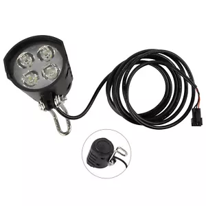 Bike 12-80V 12W Bicycle Electric For BAFANG Front Headlight LED MTB Parts - Picture 1 of 16