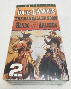 Pack 2 Louis L'Amour: The Man Called Noon/Hondo And The Apaches (VHS) NEW Sealed - Picture 1 of 1