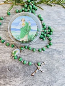 24 Baptism Party Favors,Rosaries ,St Jude Rosario,Boda,Wedding, San Jude Gifts - Picture 1 of 6