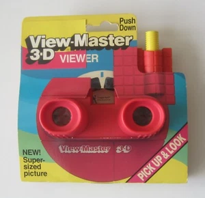 Visualizzatore ViewMaster modello M colore rosso e bobina demo nuovo in confezione - Foto 1 di 2