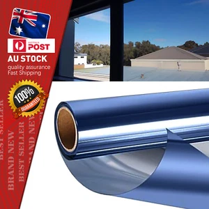 Privacy Window Tint Film One Way Mirror Sun Block Anti-Glare Removal Glass Cover - Picture 1 of 16
