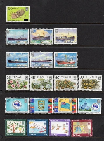 TUVALU MNH 1984 SELECTION Cover