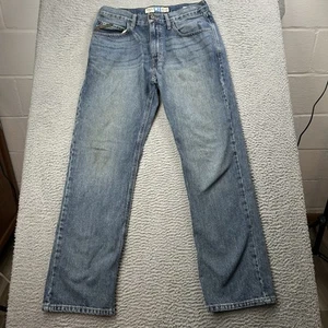 Pantalones de mezclilla Ariat M2 tradicionales relajados bootcut azules desgastados talla 32x32 (34x31) - Imagen 1 de 6