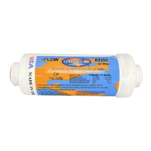 Omnipure K2355 DI Resin Inline Wasserfilter Kartusche PMI-10 USA Aquarium RO DI - Bild 1 von 6