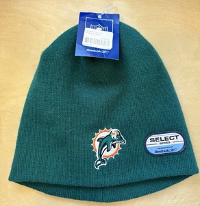 Vintage Reebok Select Series Miami Dolphins Y2K Beanie NOS Mütze Cap *NEU* - Bild 1 von 11