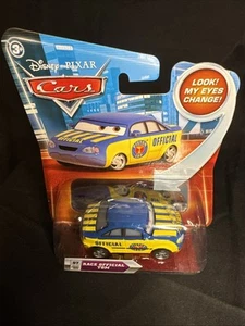 Mattel Disney Pixar Cars Eye Changing Pace Car "#57 Race Official Tom" NIB - Picture 1 of 2