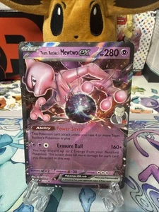Team Rocket's Mewtwo ex 205 Sv: Scarlet & Violet Promo Cards Holo - Picture 1 of 2