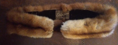 De colección Elkins San Francisco Cuello de Piel de Visón Real Estola Bufanda Envoltura 35" Marrón Años 50 Foto 1 de 4