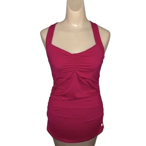 Lija Damen-Tanktop Größe Small hellrosa Regal-BH Racerback Golf Tennis gebraucht, in einwandfreiem Zustand - Bild 1 von 5