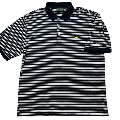 Camisa polo a rayas para hombre The Masters Golf Major Championship Augusta 2XL Foto 1 de 4