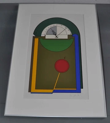 original WERNER JELINEK signiert 1986 Lithographie limitiert Farbdruck - Bild 1 von 4