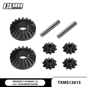 GPM Steel Front/Center/Rear Diffs Gear TRAXXAS 1/10 Maxx 1.0 2.0 1/8 Maxx Slash - Picture 1 of 5