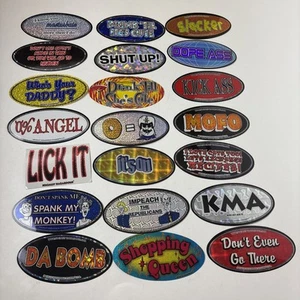 Deadstock Socially Hazardous 90's Y2k Novelty Stickers Lot Of 21 Unused Raunchy - Picture 1 of 16