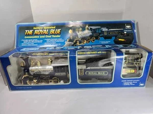Die königsblaue Lok und Kohletender mit Originalkarton - Bild 1 von 10