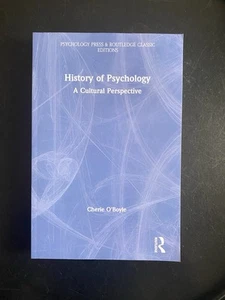 *NEW**History of Psychology: A Cultural Perspective by Cherie O'Boyle - Picture 1 of 5