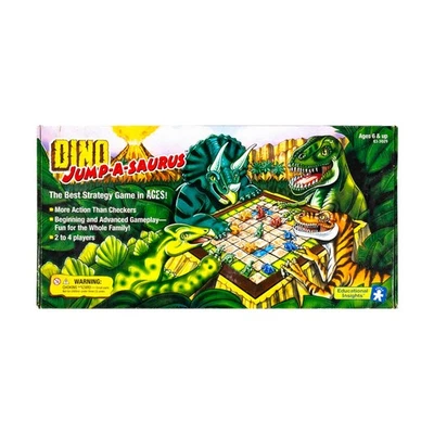 Educational Insights Boardgame Dino Jump-a-saurus Box Fair/VG - Image 1 of 2