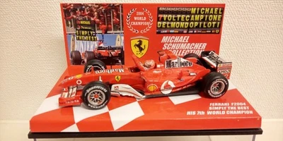 COLLEZIONE SCHUMACHER 1:43 FERRARI F2004 7° CAMPIONE MARLBORO LIVERY VERSIONE 2 - Immagine 1 di 4