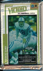 2 PACK LOT 2000 UPPER DECK VICTORY FOOTBALL BRADY? - Picture 1 of 2