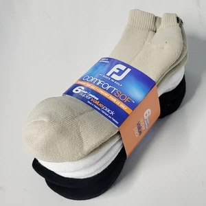 FootJoy Foot Joy Mens Socks Comfort Soft Sport Golf Socks Value Pack 6 Pairs NWT - Picture 1 of 8