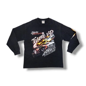 Vintage Dodge Motorsports "Turn Up The Heat !" Black Long Sleeve Shirt Men's XL - Bild 1 von 14