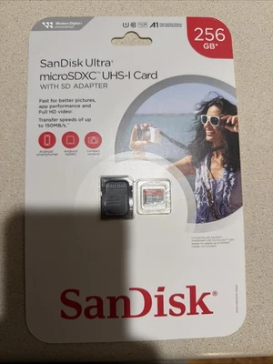 SanDisk Ultra microSDXC UHS-I Card with SD Adapter with High Speed Transfer - Image 1 of 2