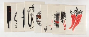 THE CROW CITY OF ANGELS COMPLETE TEMPORARY TATTOO SET 1996 KITCHEN SINK PRESS - Picture 1 of 4
