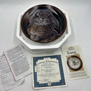 The Bradford Exchange Bunny Tales "I'm All Ears" Collectors Plate 8 Inch w/COA - Picture 1 of 6