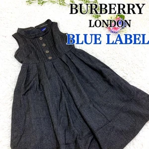 BURBERRY LONDON BLUE LABEL 36 S Dress Short Sleeves Made in Japan Sanyo  - Picture 1 of 10