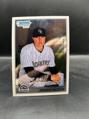 Bowman Chrome #BCP135 2010 Jordan Pacheco Prospects Foto 1 de 2