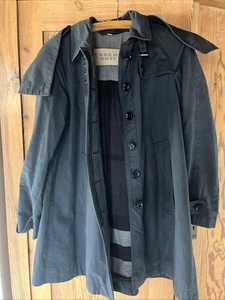 Kurzer Trenchcoat Blau Von Burberry Brit Größe 36 - Bild 1 von 15