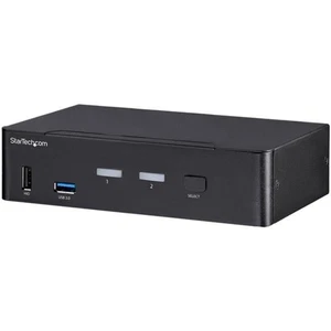 StarTech SV231DPU34K Startech Kvm 2 Port Displayport Switch 4K 60Hz Usb 3.0 - Picture 1 of 10