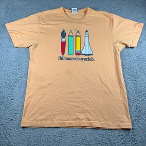 Billionaire Boys Club BBC Art Spaceship Astronaut Tee T-Shirt Size XL Y2K - Picture 1 of 9