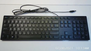 Neue Dell Tastatur KB216-BK-US schwarz USB kabelgebunden - Bild 1 von 8