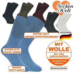 Herrensocken Business 80% Merino-Wolle Made in Germany High End - Bild 1 von 7