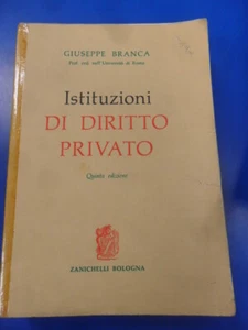 Istituzioni di diritto privato quinta edizione 1973 branca giuseppe - Imagen 1 de 1