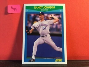 1990 Score #52 Rising Star Randy Johnson (Artikel #49) - Bild 1 von 6