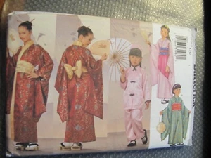 Butterick 6687 Size: Child Japanese Robe,Top,Pants Sewing Costume Pattern Uncut - Picture 1 of 2