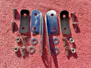 1955-57 Chevrolet 150 210 Bel Air NEW Outside Visor Center Bracket Hardware Kit - Picture 1 of 7