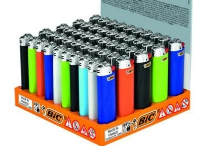 BIC Maxi J26 Feuerzeuge Reibrad 1 / 5 / 10 Stück Mix