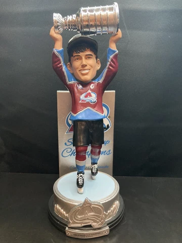 Joe Sakic Colorado Avalanche 1996 Stanley Cup Trophy FOCO Bobblehead of 200 NIB Cover