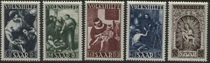 Germany Saar Semi-Postal set of 5 unmounted mint NH - Picture 1 of 1