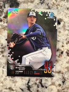 2019 BOWMAN CHROME SCOUTS TOP 100 CARD SAN DIEGO PADRES MICHAEL BAEZ #93 - Picture 1 of 1