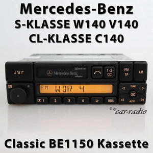Original Mercedes W140 Radio Classic BE1150 Kassette S-Klasse C140 CL-Klasse - Bild 1 von 11